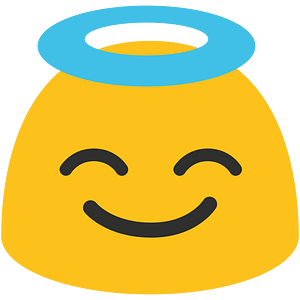 Noto Emoji Kitkat 1F607