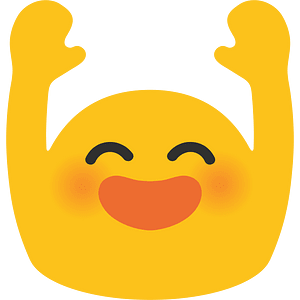 Noto Emoji Kitkat 1F64c
