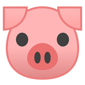 Noto Emoji Oreo 1F437