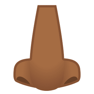 Noto Emoji Oreo 1F443 1F3fe
