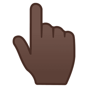 Noto Emoji Oreo 1F446 1F3ff