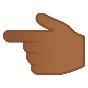Noto Emoji Oreo 1F448 1F3fe