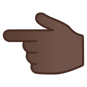 Noto Emoji Oreo 1F448 1F3ff