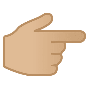 Noto Emoji Oreo 1F449 1F3fc