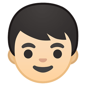 Noto Emoji Oreo 1F466 1F3fb