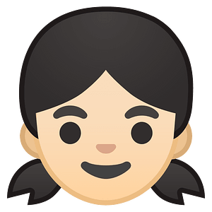 Noto Emoji Oreo 1F467 1F3fb