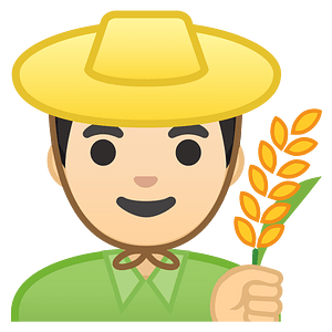 Noto Emoji Oreo 1F468 1F3fb 200D 1F33e