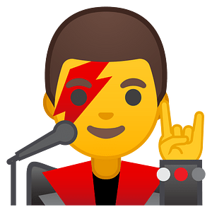 Noto Emoji Oreo 1F468 200D 1F3a4