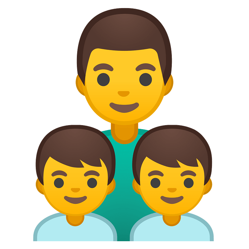 Noto Emoji Oreo 1F468 200D 1F466 200D 1F466
