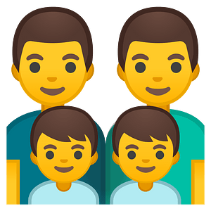 Noto Emoji Oreo 1F468 200D 1F468 200D 1F466 200D 1F466