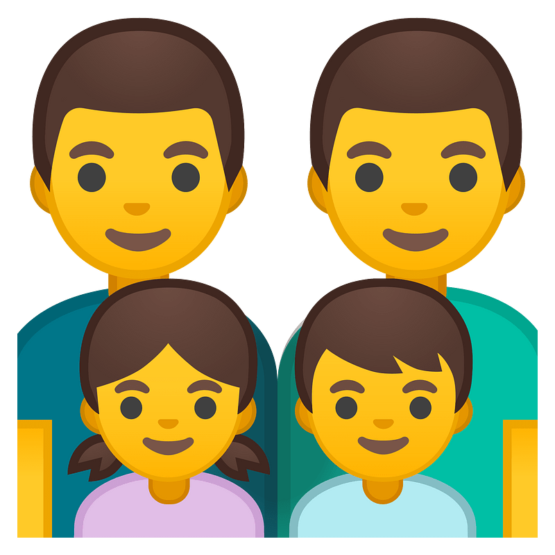 Noto Emoji Oreo 1F468 200D 1F468 200D 1F467 200D 1F466