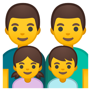 Noto Emoji Oreo 1F468 200D 1F468 200D 1F467 200D 1F466