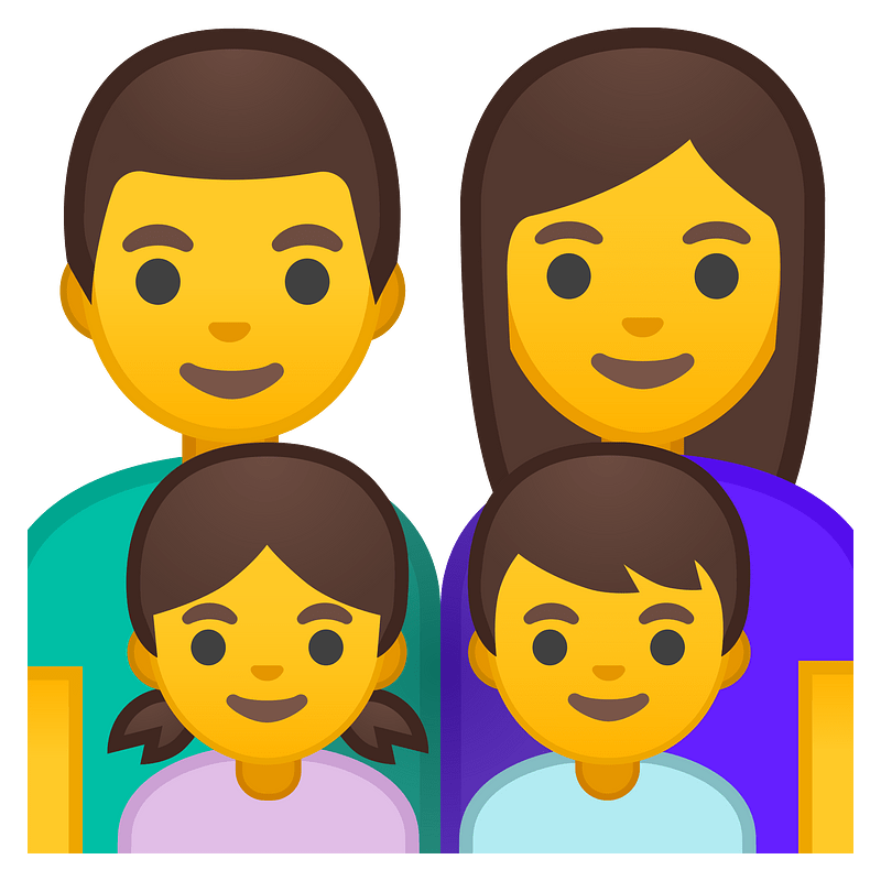 Noto Emoji Oreo 1F468 200D 1F469 200D 1F467 200D 1F466