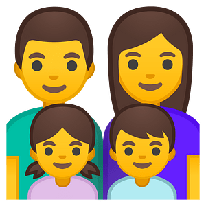 Noto Emoji Oreo 1F468 200D 1F469 200D 1F467 200D 1F466