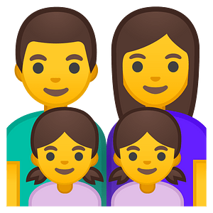 Noto Emoji Oreo 1F468 200D 1F469 200D 1F467 200D 1F467