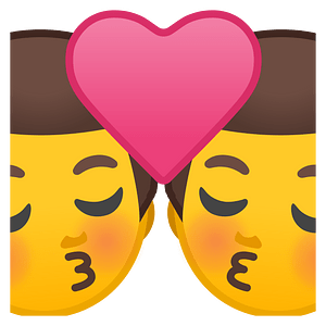 Noto Emoji Oreo 1F468 200D 2764 200D 1F48b 200D 1F468
