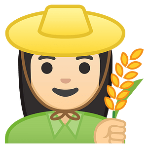 Noto Emoji Oreo 1F469 1F3fb 200D 1F33e