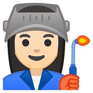 Noto Emoji Oreo 1F469 1F3fb 200D 1F3ed