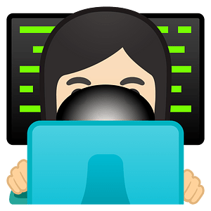 Noto Emoji Oreo 1F469 1F3fb 200D 1F4bb