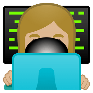 Noto Emoji Oreo 1F469 1F3fc 200D 1F4bb