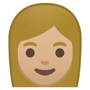 Noto Emoji Oreo 1F469 1F3fc