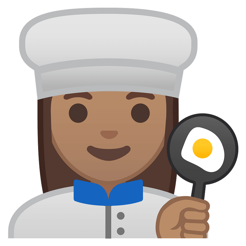 Noto Emoji Oreo 1F469 1F3fd 200D 1F373