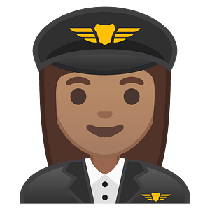 Noto Emoji Oreo 1F469 1F3fd 200D 2708