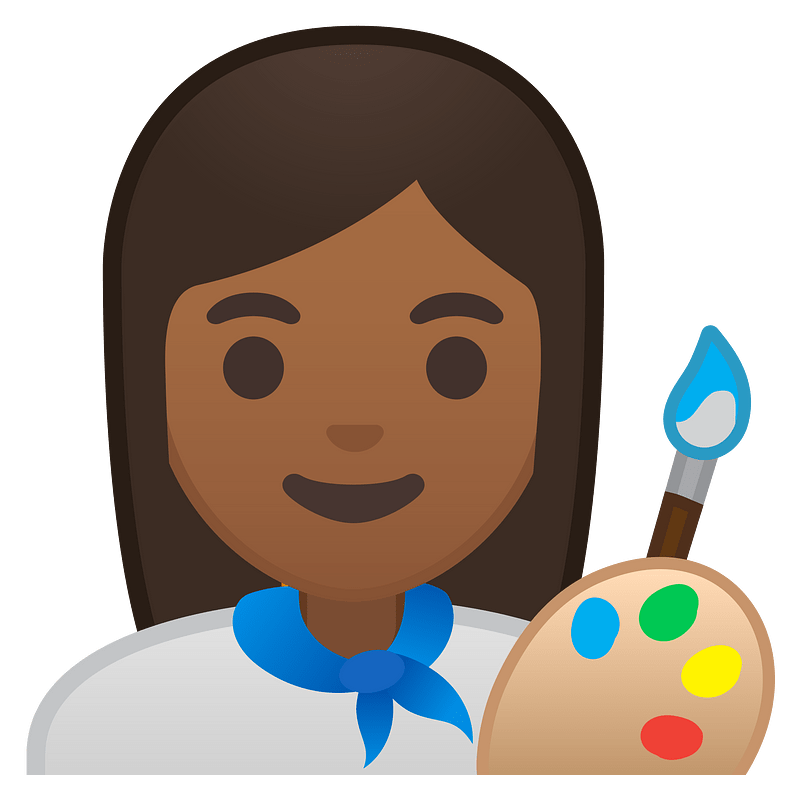 Noto Emoji Oreo 1F469 1F3fe 200D 1F3a8