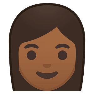 Noto Emoji Oreo 1F469 1F3fe