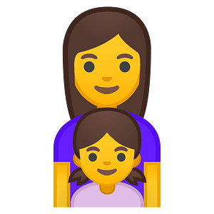 Noto Emoji Oreo 1F469 200D 1F467