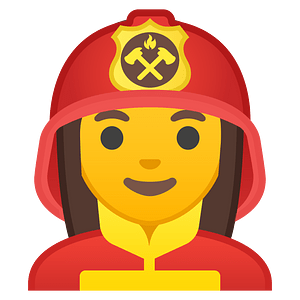 Noto Emoji Oreo 1F469 200D 1F692