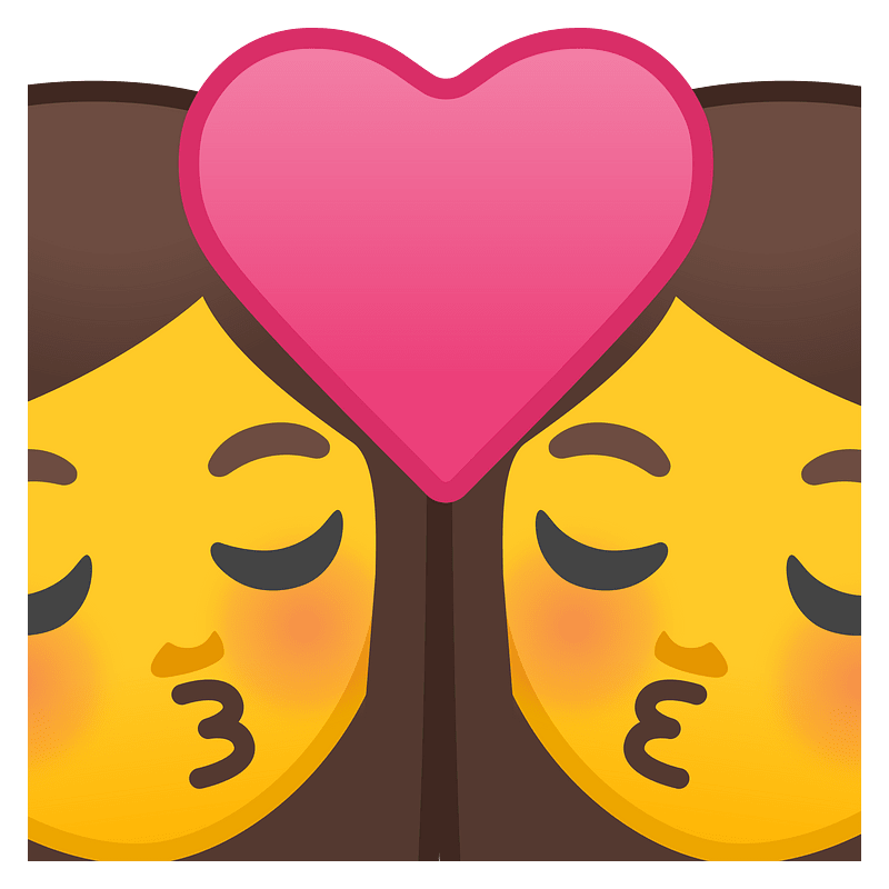 Noto Emoji Oreo 1F469 200D 2764 200D 1F48b 200D 1F469
