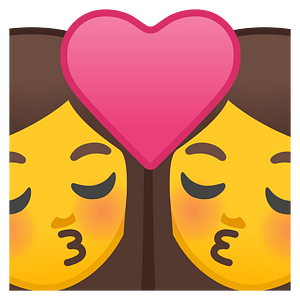 Noto Emoji Oreo 1F469 200D 2764 200D 1F48b 200D 1F469