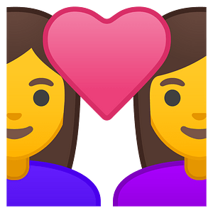 Noto Emoji Oreo 1F469 200D 2764 200D 1F469