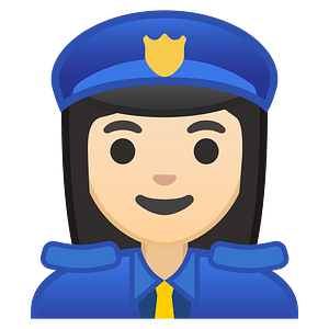 Noto Emoji Oreo 1F46e 1F3fb 200D 2640