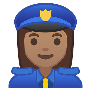 Noto Emoji Oreo 1F46e 1F3fd 200D 2640