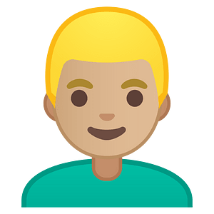 Noto Emoji Oreo 1F471 1F3fc 200D 2642