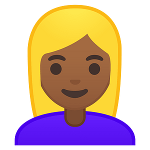 Noto Emoji Oreo 1F471 1F3fe 200D 2640