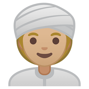 Noto Emoji Oreo 1F473 1F3fc 200D 2640