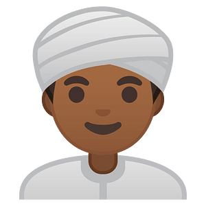 Noto Emoji Oreo 1F473 1F3fe 200D 2642