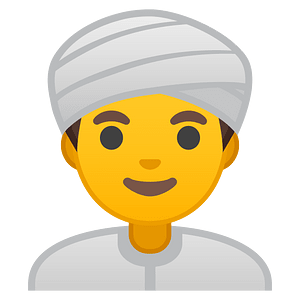 Noto Emoji Oreo 1F473 200D 2642