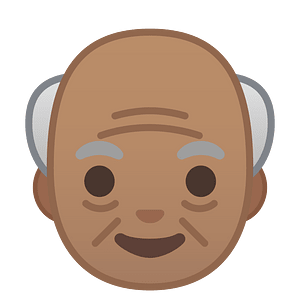 Noto Emoji Oreo 1F474 1F3fd