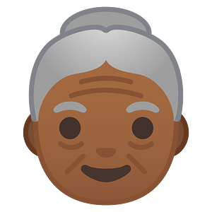 Noto Emoji Oreo 1F475 1F3fe