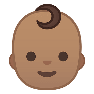 Noto Emoji Oreo 1F476 1F3fd