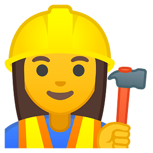 Noto Emoji Oreo 1F477 200D 2640