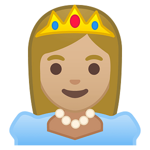 Noto Emoji Oreo 1F478 1F3fc