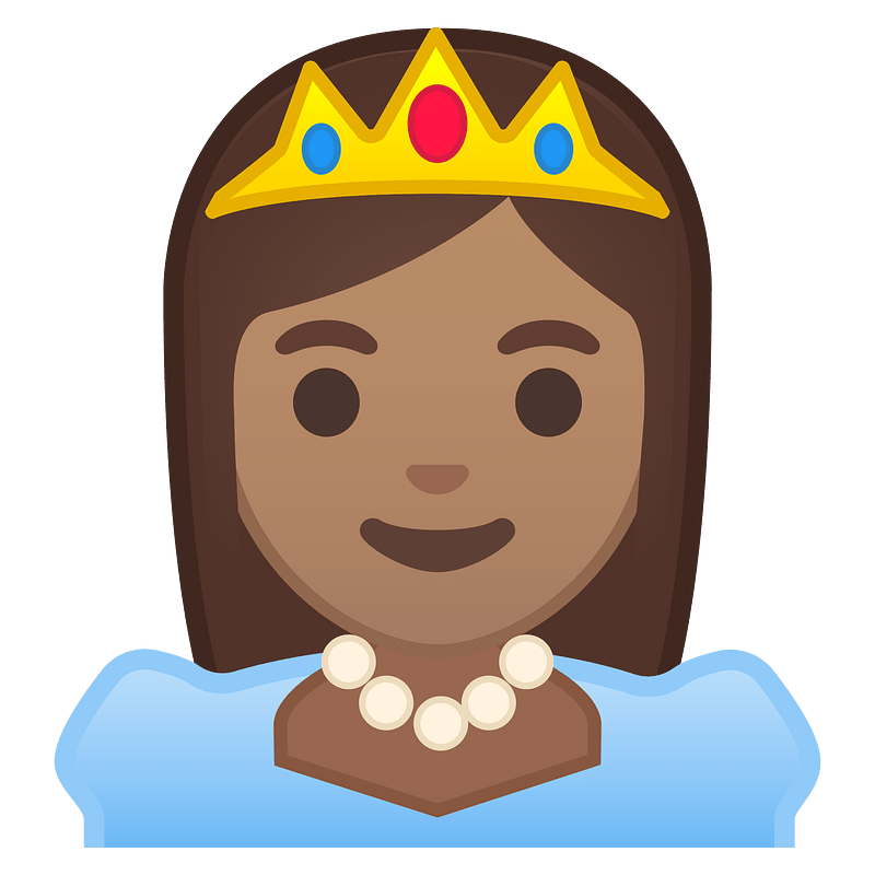 Noto Emoji Oreo 1F478 1F3fd