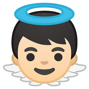 Noto Emoji Oreo 1F47c 1F3fb