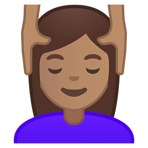 Noto Emoji Oreo 1F486 1F3fd 200D 2640