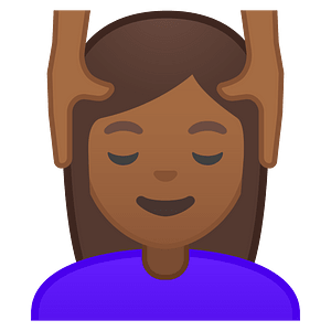 Noto Emoji Oreo 1F486 1F3fe 200D 2640